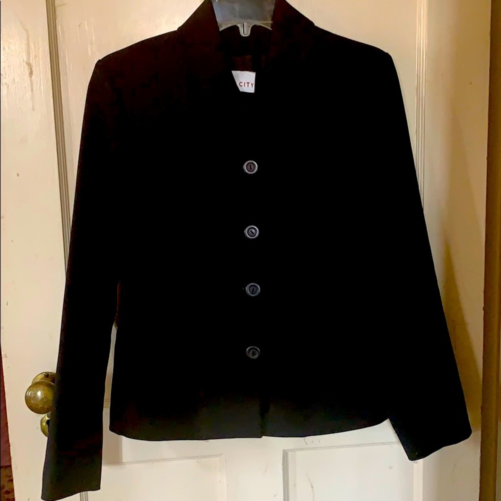 LA CITY SUIT JACKET BLACK PARIS